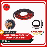 Gambar EPDM Seal Seal Strip/ Karet Peredam Pintu Kap Mesin Mobil D Dengan 3M Adhesive - 10x8mm dari UD MUJUR MAKMUR undefined 1 Tokopedia