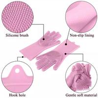 Gambar Sarung Tangan Cuci Piring Silikon Glove / Rubber Gloves / Sarung Tangan Latex Karet Gerigi / Sarung Tangan Wastafel dari MedanSuperMall undefined 3 Tokopedia