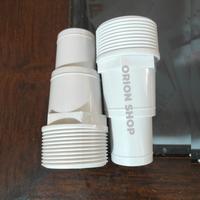 Gambar Vacuum hose connector 38mm  - 1.5 inch -  2 pcs dari OrionPool undefined 1 Tokopedia