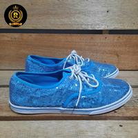 Gambar Sepatu Vans "Blue Sequin" for woman dari RprelovedCianjur 1 undefined 3 Tokopedia
