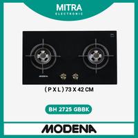 Gambar MODENA Built In Gas Hob - BH 2725 GBBK dari mitra home online undefined 1 Tokopedia