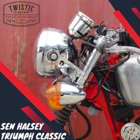 Gambar Lampu Sen Sein Halsey Motor Triumph BSA W175 W250 SR400 Klasik E MARK dari Babaq Store undefined 4 Tokopedia