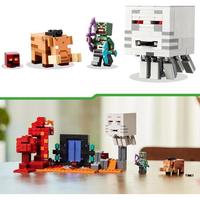 Gambar LEGO 21255 Minecraft The Nether Portal Ambush Adventure (DUS CACAT) dari Legostjaya undefined 2 Tokopedia