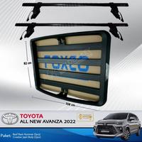 Gambar PAKET All New Avanza 2022 Roof Rack Hummer + Crossbar Jepit Body Rak Bagasi Atas Mobil dari Golden Arrow Acc undefined 3 Tokopedia