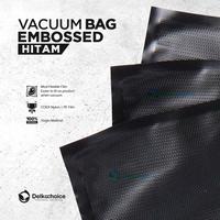 Gambar [PACK] Plastik Vacuun Vacum Vakum Makanan Polos Embossed Embos Delkochoice Termurah - Embossed Black, 9 cm x 14 cm dari Aneka Bungkus undefined 2 Tokopedia