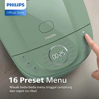 Gambar PHILIPS Digital Rice Cooker HD4716/32 | Magic com 1.8L 400W | Hijau | 16 Menu Masak | Anti lengket | FreshDefense Technology | Bandung - TANPA BUBBLE dari alvajo_NEW undefined 3 Tokopedia
