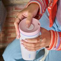 Gambar Owala SmoothSip Slider Tumbler - VanillaBean 20 dari JASTIPYOO undefined 4 Tokopedia