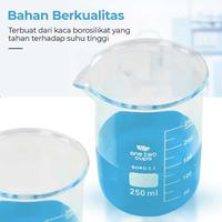 Gambar Gelas Takar Ukur Lab Kimia Multifungsi Tahan Panas Skala Tebal 100ml 250ml 500ml 1000ml - 100ml dari Tosco Official undefined 3 Tokopedia