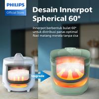 Gambar PHILIPS Digital Rice Cooker HD4716/32 | Magic com 1.8L 400W | Hijau | 16 Menu Masak | Anti lengket | FreshDefense Technology | Bandung - TANPA BUBBLE dari alvajo_NEW undefined 5 Tokopedia