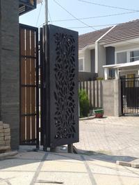 Gambar Pagar lipat minimalis platcutting dan woodplank dari Dejetiga Sidoarjo - CV. Dj3 Engineering undefined 1 Tokopedia