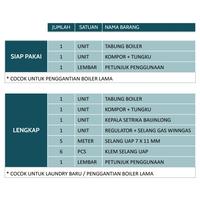 Gambar SINATEX Boiler Setrika Uap Otomatis Manual Laundry 25 Liter SINATEX - LENGKAP 1 dari Perkakasnation undefined 3 Tokopedia