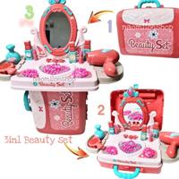 Gambar MAINAN ANAK PEREMPUAN DANDAN BEAUTY PLAYSET 31N1 SALON KOPER MEJA RIAS - 3in1 beauty dari dewidarma345 undefined 1 Tokopedia