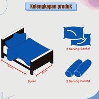 Gambar ( FREE ONGKIR ) IJNC Sprei rumbai 180x200 hawaii sprei love pengantin/ rumbay / renda cocok buat kado pernikahan / perlengkapan rumah tangga /bed skirt - LENORA dari DIO STOR3 undefined 4 Tokopedia