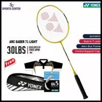 Gambar Full Set Raket Badminton Yonex Arcsaber 69 Light 5U G5 Terlaris|Best Seller - Gold dari Aprisaa undefined 5 Tokopedia