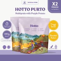 Gambar Hotto Purto 2 Pouch (32 Sachet) Superfood Multigrain dengan Ubi Ungu dari Pravia Store undefined 1 Tokopedia