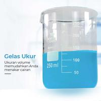 Gambar Gelas Takar Ukur Lab Kimia Multifungsi Tahan Panas Skala Tebal 100ml 250ml 500ml 1000ml - 100ml dari Tosco Official undefined 4 Tokopedia