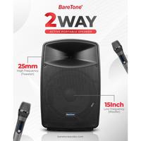 Gambar Paket Speaker Portable BareTone MAX15HB LIVE MUSIK & KARAOKE Original dari TOP SELLER OLINE SHOP undefined 4 Tokopedia