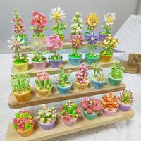 Gambar Brick Miniatur Bunga Block Buket Block Flowers Mawar/Bunga Block - 1504-08 dari Big Wind Shop 2 undefined 1 Tokopedia