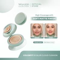 Gambar [NEW] Wardah Colorfit 5D Blur Cloud Cushion Matte Finish Tahan Lama Hingga 18 Jam dengan SPF 50 PA+, Nano-Hyaluron, dan CICA - 21C Shell dari HomLife Store undefined 1 Tokopedia