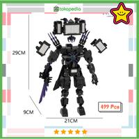 Gambar Top! Skibidi Toilet Titan TV Man Ungu Upgrade Building Blocks Mainan Edukasi dari myvalazka undefined 5 Tokopedia