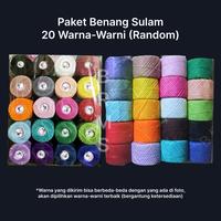 Gambar Paket Benang Sulam Premium Warna-Warni - 10 Warna dari Benang Rajut Murah Surabaya undefined 1 Tokopedia