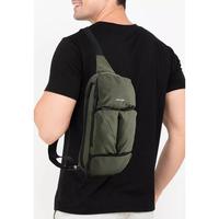 Gambar HUSH PUPPIES - CHEST BAG PRIA ORIGINAL - Somerton Chest Bag - Khaki dari NAFIKA STORE undefined 5 Tokopedia
