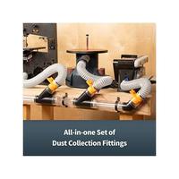 Gambar Promo Powertec 212 Inch Dust Collection Fittings Kit With Connectors Blast Gates And Stainless Steel Hose Clamps 3 Machine Setup Dust Collection System Woodworking Dust Collection Hose 70315Best dari Ekstrans Market undefined 4 Tokopedia