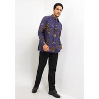 Gambar DANAR HADI - Kemeja Batik PA Waskita Pratama - 4WSKP.78.0824 - Biru - M dari Batik DanarHadi undefined 4 Tokopedia