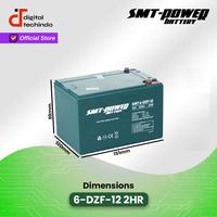 Gambar SAMOTO Battery 12V 12AH Baterai Aki Kering Sepeda Listrik E-Bike DZF12 dari Digital Techindo undefined 4 Tokopedia