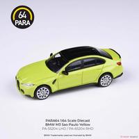 Gambar PA-55204 - PARA64 BMW M3 G80 SAO PAULO YELLOW W/BLACK TOP 1/64 DIECAST dari ems toys indonesia undefined 1 Tokopedia