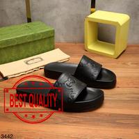 Gambar Sandal slop pria kulit / sendal pria import selop casual branded dari ladiose undefined 1 Tokopedia