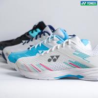 Gambar New Color Sepatu Badminton Yonex Power Cushion Cascade Accel Wide Black Ice Blue dari Sports Center undefined 3 Tokopedia