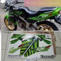 Gambar striping Lis Stiker asli Kawasaki Ninja Ss hijau hitam zebra 2014 asli kawasaki full set ORI original dari JM Striping undefined 1 Tokopedia