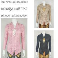 Gambar New 9182 Indah Kebaya Modern Encim Kutubaru Bali Murah Batik Bordir Brokat - Marun, XXL dari angger amanah undefined 3 Tokopedia