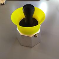 Gambar Dosing Funnel for 3 Cup Moka Pot Bialetti Moka Express Aksesoris - N3D - Hitam dari Nanz0-Store undefined 3 Tokopedia