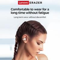 Gambar ADA READY Lenovo ERAZER XT83 Pro Earphone Ear Clip Bone Conduction TWS Bluetooth 5.4 Nirkabel Headset Sports Lari Ture Wireless HIFI Stereo Full Bass Olahraga Earbuds Bluetooth Low-latency Gaming Musik Untuk Android/IOS Dengan Mic - Putih+Tas dari SINDOTEK ID undefined 4 Tokopedia