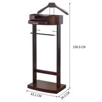 Gambar Valet Stand Jati Minimalis / Gantungan Jas Jati Minimalis / Gantungan Baju Modern dari Furnikara undefined 3 Tokopedia