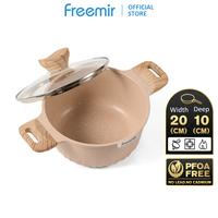 Gambar freemir Mus Series Casserole Pan 20 Cm Panci Sup Anti Lengket Pot Non Stick Die Cast Multifungsi Apricot dari freemir Jabodetabek undefined 1 Tokopedia