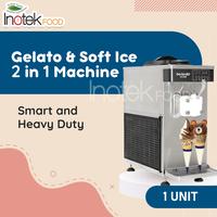 Gambar Garlan Mesin Gelato & Soft Ice  - 2 in 1 Commercial TABLETOP Machine dari Inotekfood undefined 1 Tokopedia