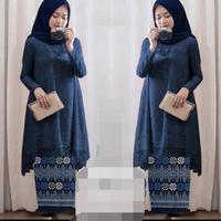Gambar New Setelan Kebaya Tunik Brukat Modern Muslim Syar'i Rok Batik Panjang dari angger amanah undefined 4 Tokopedia