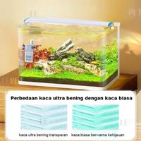 Gambar [ TERBARU ] LEPET Akuarium Ikan JR511 Tangki Ikan Mini dengan bahan kaca - 40 x 24 x 25 dari Sakana Storee undefined 3 Tokopedia