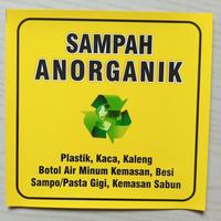 Gambar stiker sampah organik dan non organik - OrganikVynil dari T0kokita undefined 1 Tokopedia