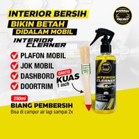 Gambar INTERIOR CLEANER PEMBERSIH INTERIOR MOBIL KENDARAAN PEMBERSIH JOK DASHBOARD PLAFON DOORTRIM MOBIL PEMBERSIH INTERIOR MOBIL JOK KULI SINTETIS KAIN BELUDRU DASHBOARD KARPET PLAFON MOBIL - 250ML+KUAS dari GARASI AGAN BANDAR LAMPUNG undefined 2 Tokopedia