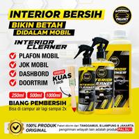 Gambar INTERIOR CLEANER PEMBERSIH INTERIOR MOBIL KENDARAAN PEMBERSIH JOK DASHBOARD PLAFON DOORTRIM MOBIL PEMBERSIH INTERIOR MOBIL JOK KULI SINTETIS KAIN BELUDRU DASHBOARD KARPET PLAFON MOBIL - 250ML+KUAS dari GARASI AGAN BANDAR LAMPUNG undefined 1 Tokopedia
