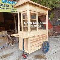 Gambar gerobak baso dorong/gerobak bakso dari UD Sinar sempurna olshop undefined 1 Tokopedia