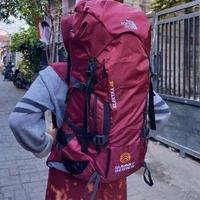 Gambar TAS RANSEL GUNUNG # TAS HIKING # TAS CARRIER OUTDOOR TNF 45 LITER - tnf 45L maron dari Kolorm undefined 2 Tokopedia