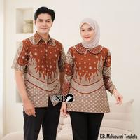 Gambar SARIMBIT BATIK KELUARGA COUPLE BATIK MAMA PAPA BATIK MEWAH 45 - blue dari abiguna_pekalongan undefined 1 Tokopedia