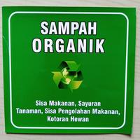Gambar stiker sampah organik dan non organik - OrganikVynil dari T0kokita undefined 4 Tokopedia