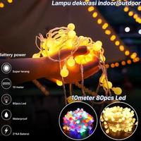 Gambar Terlaris Lampu Hias Tenda Camping 10 Meter Dekorasi Glamping Lamp LED Tahan Air Hapy shoping - Rainbow, Baterai+USB dari radenramai undefined 3 Tokopedia