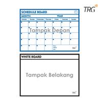 Gambar TRG Schedule Board Basic Color SCB-88 - Papan Jadwal Whiteboard Flexible Monthly Planner White Board TRG - Hitam dari TRG Official Shop undefined 4 Tokopedia